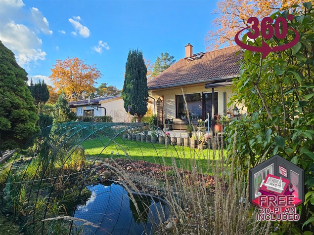 Gem�tliches Haus mit kleinem Garten nahe Petzinsee & eigenem Bootsliegeplatz: RUHE. NATUR. WASSERNAH