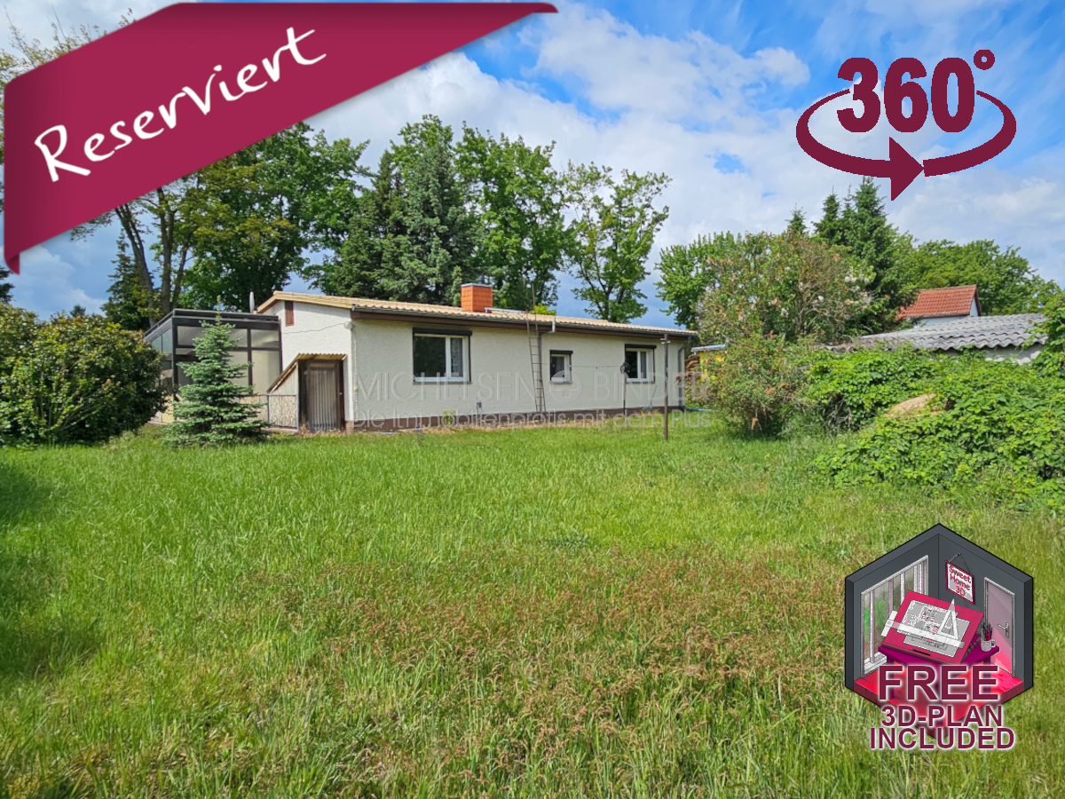 Sonniges Haus im Bungalowstil mit 974 m� + Veranda in Blankenfelde kaufen